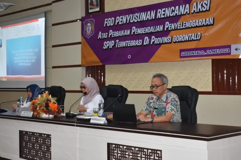 Maturitas SPIP Terintegrasi dan Manajemen Risiko Indeks Provinsi Gorontalo Level Tiga