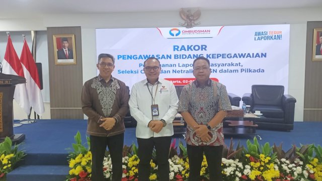 Inspektorat Gorontalo Hadiri Rakor Pengawasan Kepegawaian di Ombudsman RI