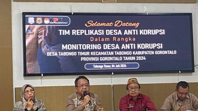 Inspektorat Provinsi Gorontalo Hadiri Monitoring Desa Antikorupsi di Desa Tabongo Timur